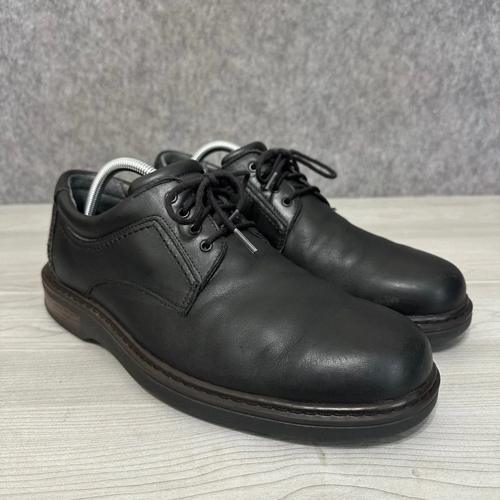 SAS Aden Oxfords Mens 9 Black Leather Lace Up Comfort Shoes Made‎ in USA